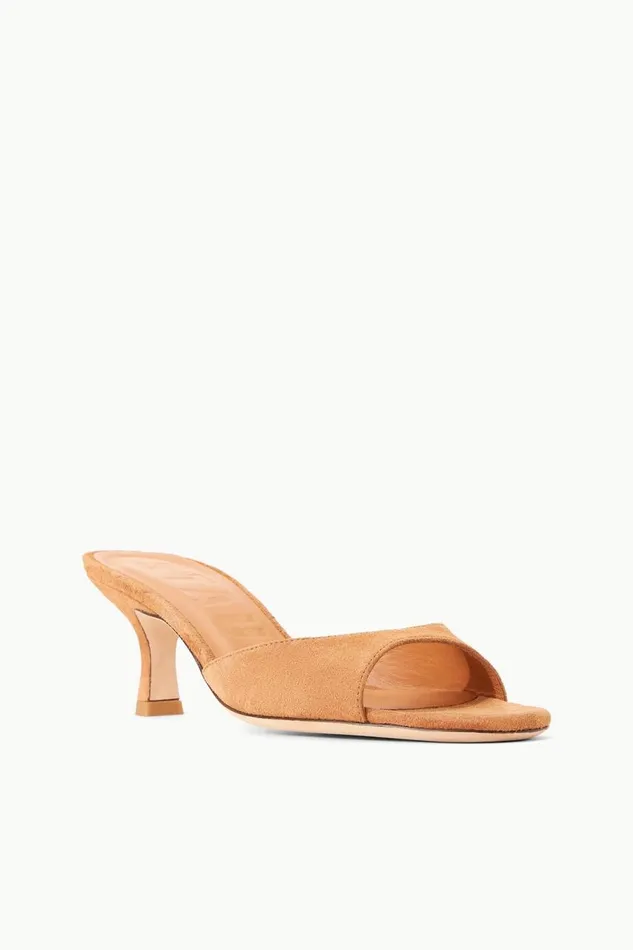 STAUD Mules and Flats Women STAUD BRIGITTE MULE TAN SUEDE STAUD Mules and Flats Women STAUD BRIGITTE MULE TAN SUEDE