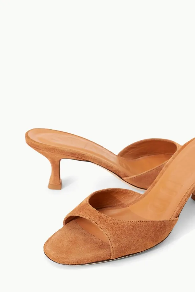 STAUD Mules and Flats Women STAUD BRIGITTE MULE TAN SUEDE STAUD Mules and Flats Women STAUD BRIGITTE MULE TAN SUEDE