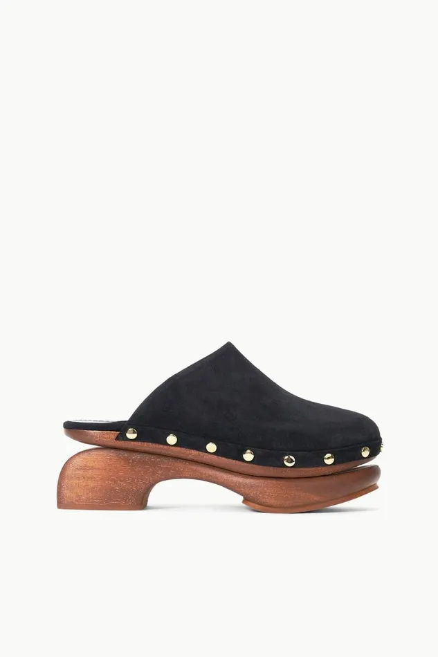 STAUD Mules and Flats Women STAUD RHODES CLOG BLACK