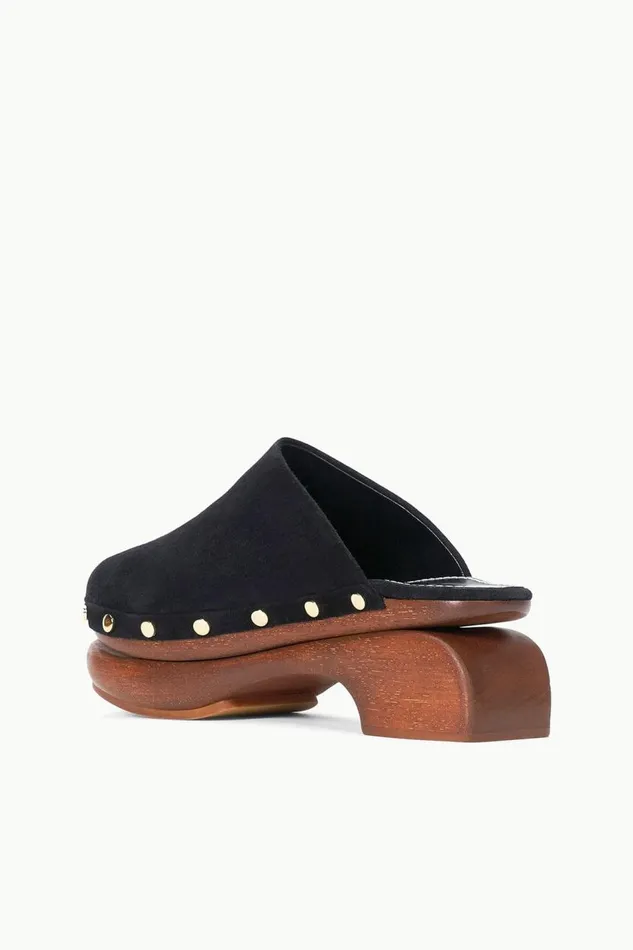 STAUD Mules and Flats Women STAUD RHODES CLOG BLACK STAUD Mules and Flats Women STAUD RHODES CLOG BLACK