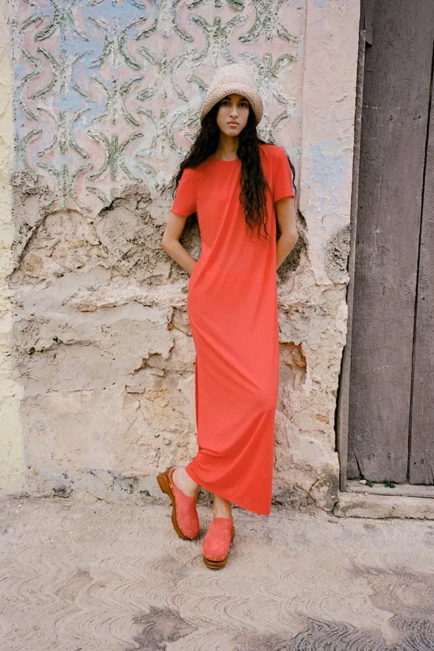 STAUD Mules and Flats Women STAUD RHODES CLOG RED ROSE STAUD Mules and Flats Women STAUD RHODES CLOG RED ROSE