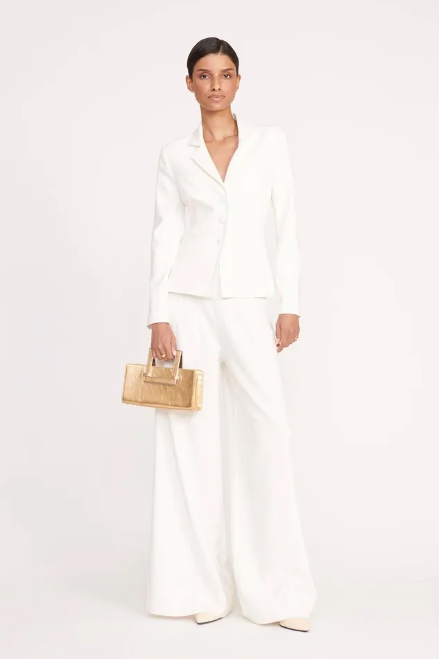 STAUD Outerwear and Jackets Women STAUD CARSON BLAZER IVORY NEW STAUD Outerwear and Jackets Women STAUD CARSON BLAZER IVORY NEW