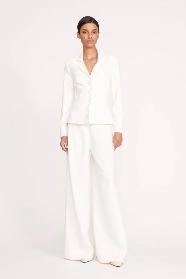 STAUD Outerwear and Jackets Women STAUD CARSON BLAZER IVORY NEW STAUD Outerwear and Jackets Women STAUD CARSON BLAZER IVORY NEW
