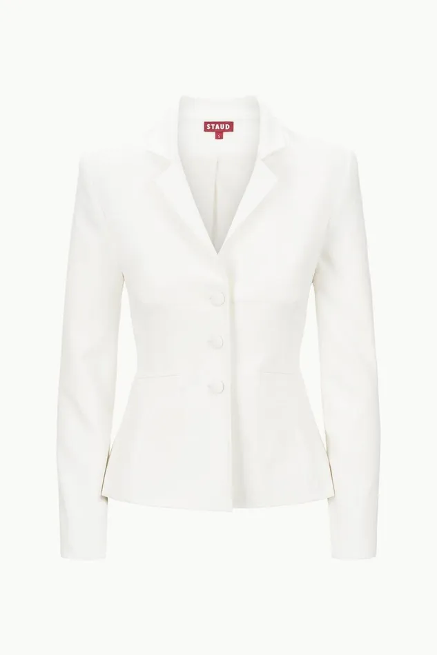STAUD Outerwear and Jackets Women STAUD CARSON BLAZER IVORY NEW STAUD Outerwear and Jackets Women STAUD CARSON BLAZER IVORY NEW
