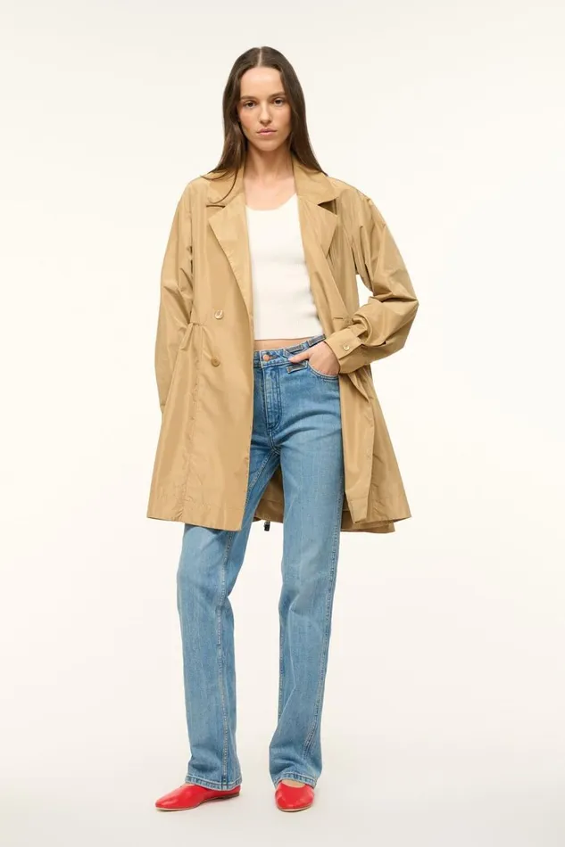 STAUD Outerwear and Jackets Women STAUD RINA DRESS FAWN STAUD Outerwear and Jackets Women STAUD RINA DRESS FAWN