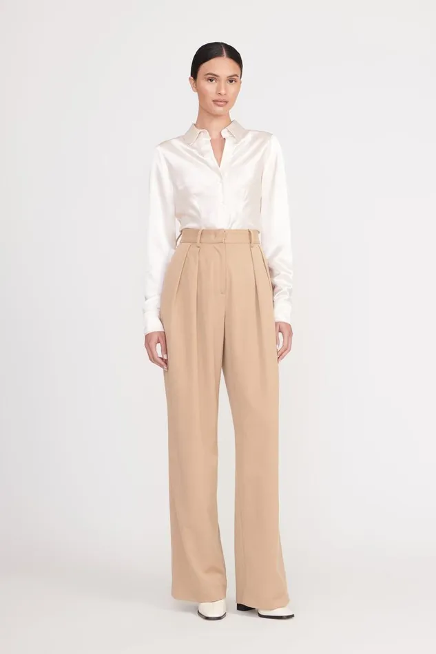 STAUD Pants and Shorts Women STAUD LUISA PANT CAMEL