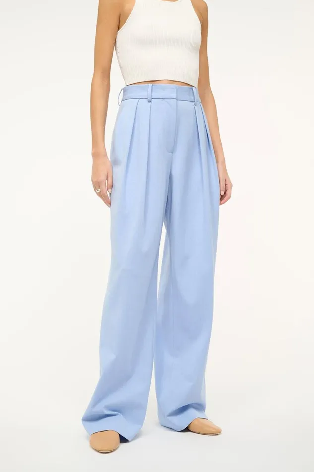 STAUD Pants and Shorts Women STAUD LUISA PANT PERIWINKLE STAUD Pants and Shorts Women STAUD LUISA PANT PERIWINKLE
