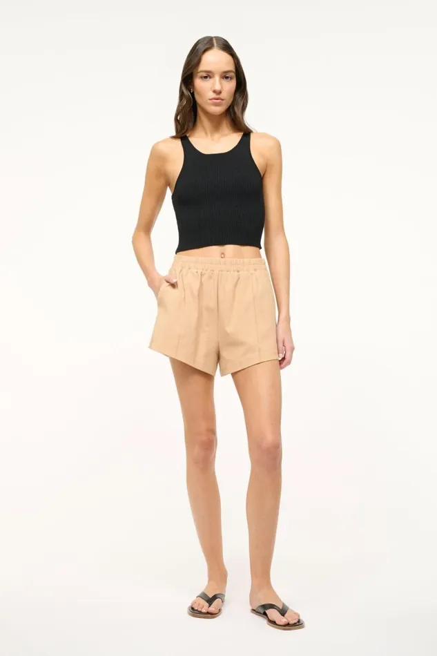 STAUD Pants and Shorts Women STAUD TAURUS SHORT FAWN