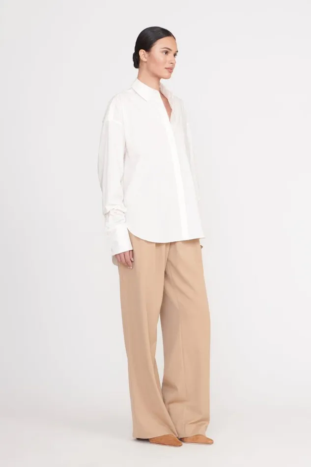 STAUD Tops Women STAUD COLTON SHIRT WHITE STAUD Tops Women STAUD COLTON SHIRT WHITE