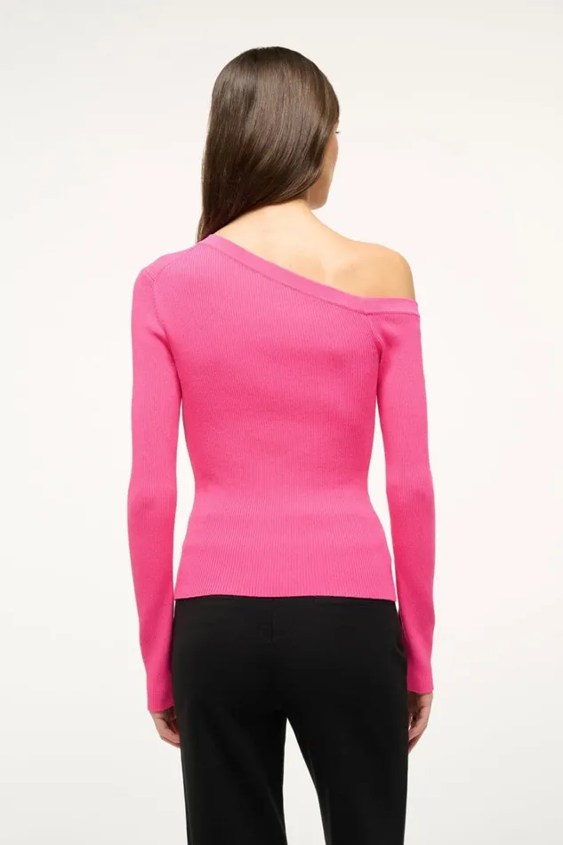 STAUD Tops Women STAUD CRAFTSMAN SWEATER PUNCH STAUD Tops Women STAUD CRAFTSMAN SWEATER PUNCH