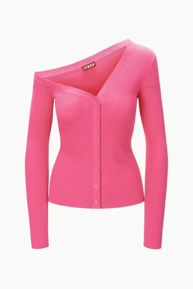 STAUD Tops Women STAUD CRAFTSMAN SWEATER PUNCH STAUD Tops Women STAUD CRAFTSMAN SWEATER PUNCH