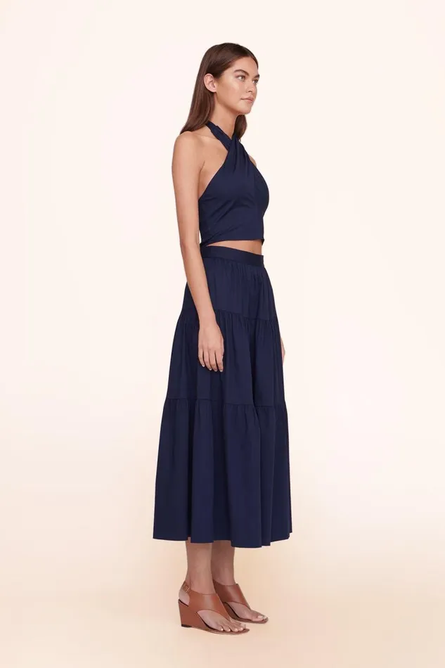STAUD Tops Women STAUD SMOCKED KAI TOP NAVY STAUD Tops Women STAUD SMOCKED KAI TOP NAVY