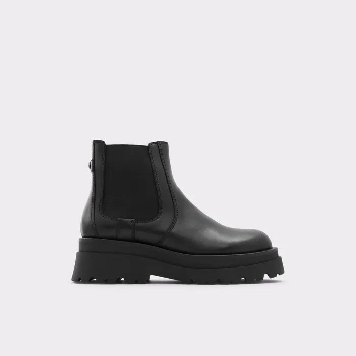 Stompd Black Leather Smooth Women ALDO Boots