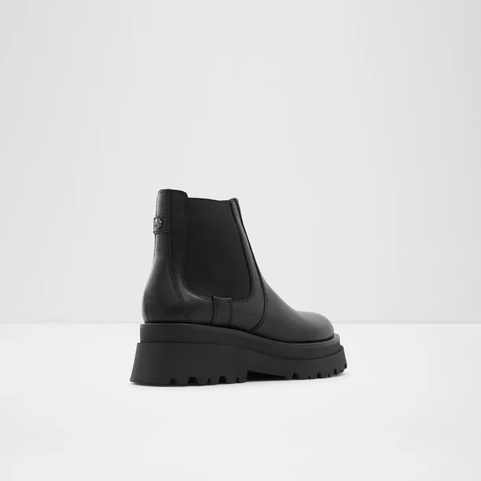 Stompd Black Leather Smooth Women ALDO Boots