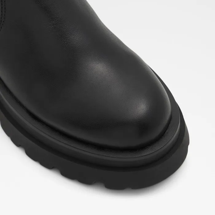 Stompd Black Leather Smooth Women ALDO Boots