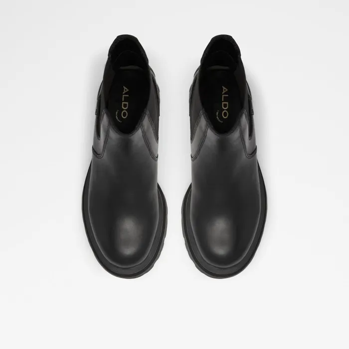 Stompd Black Leather Smooth Women ALDO Boots