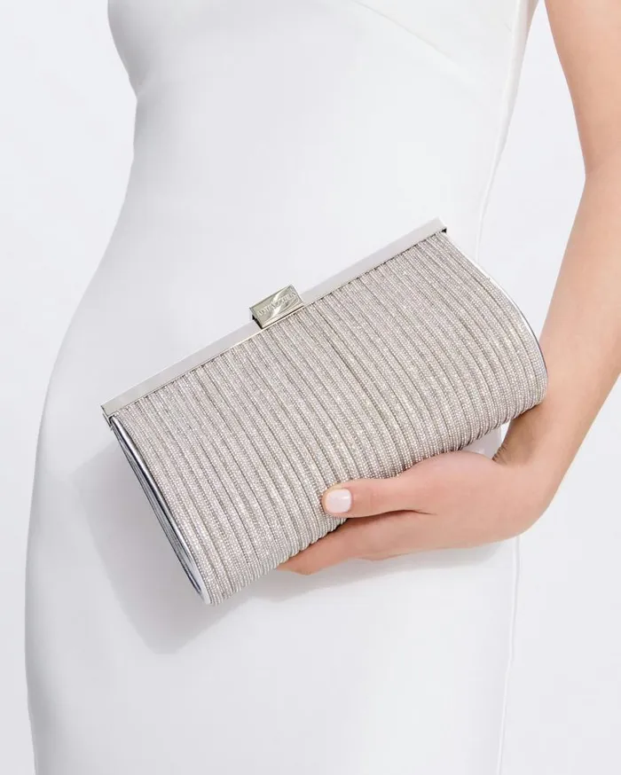 Sundance Crystal Clutch Silver Women Aquazzura Clutch Bags Sundance Crystal Clutch Silver Women Aquazzura Clutch Bags