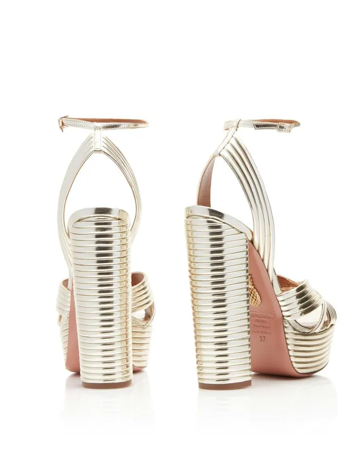Sundance Plateau 140 Gold Women Aquazzura Essentials Sundance Plateau 140 Gold Women Aquazzura Essentials