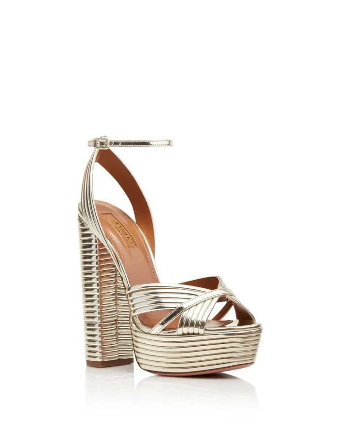 Sundance Plateau 140 Gold Women Aquazzura Essentials Sundance Plateau 140 Gold Women Aquazzura Essentials
