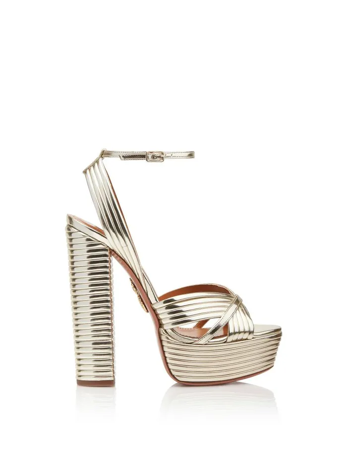 Sundance Plateau 140 Gold Women Aquazzura Essentials Sundance Plateau 140 Gold Women Aquazzura Essentials