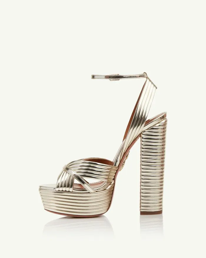 Sundance Plateau 140 Gold Women Aquazzura Essentials Sundance Plateau 140 Gold Women Aquazzura Essentials