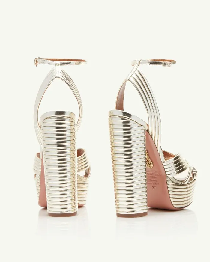 Sundance Plateau 140 Gold Women Aquazzura Essentials Sundance Plateau 140 Gold Women Aquazzura Essentials