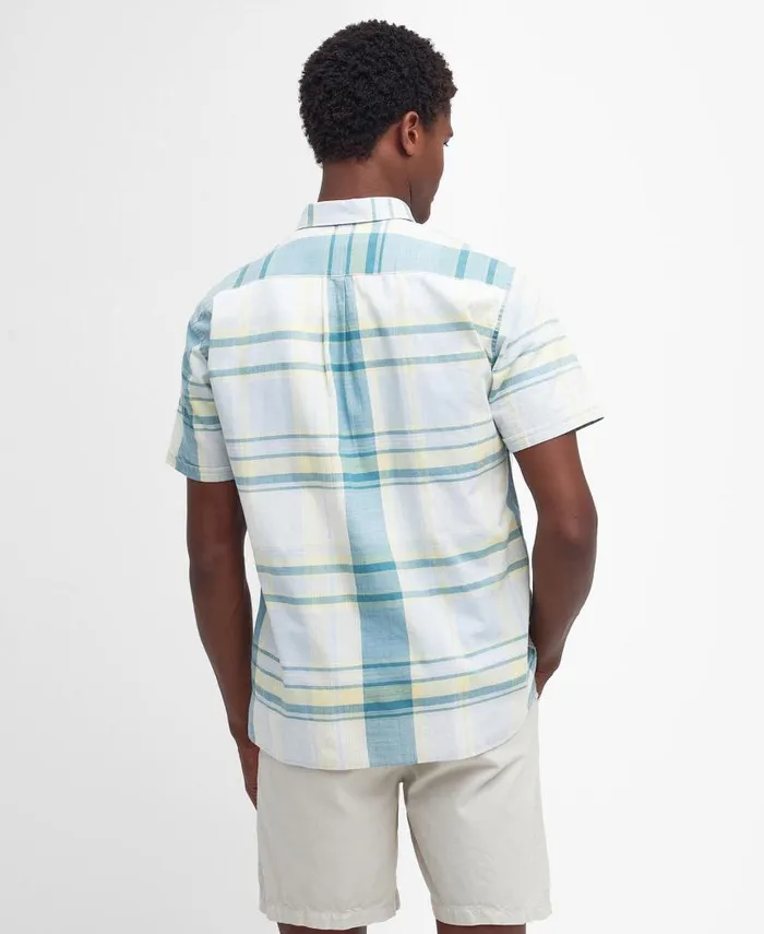 Swinton Regular Shirt Sky Men Barbour Shirts