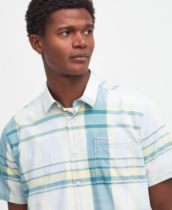Swinton Regular Shirt Sky Men Barbour Shirts