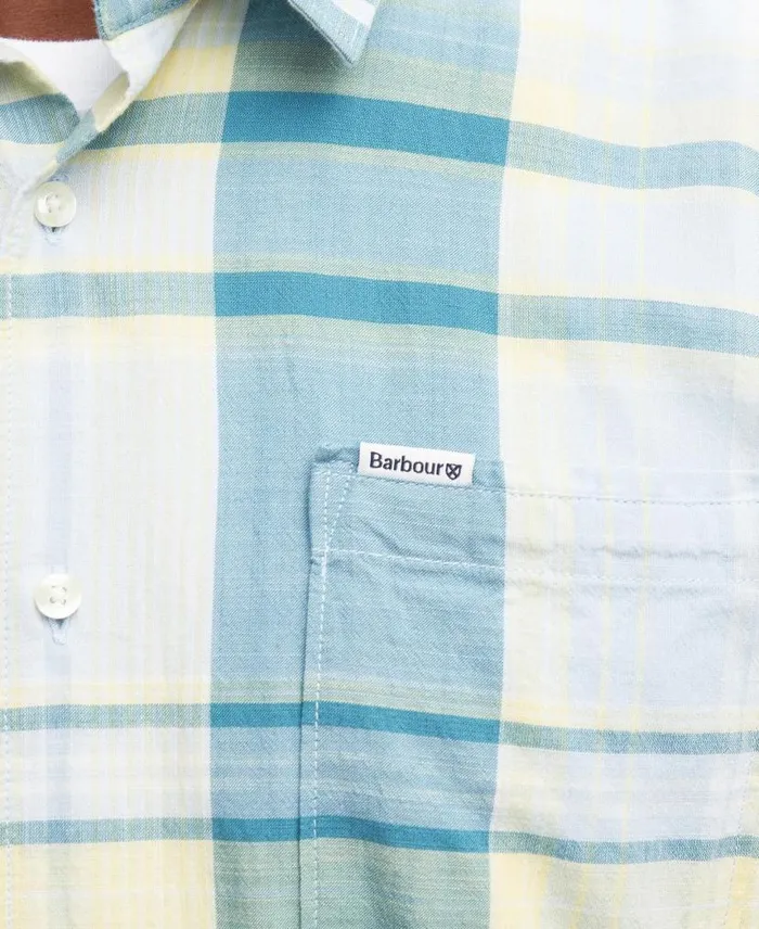 Swinton Regular Shirt Sky Men Barbour Shirts