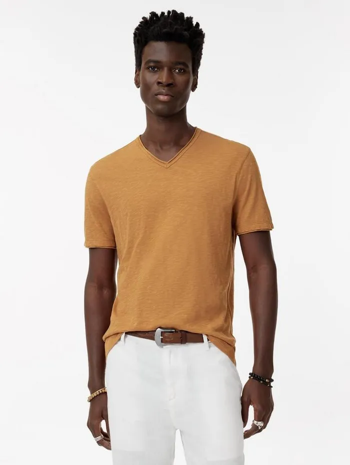 TShirts Men John Varvatos MILES VNECK Copper