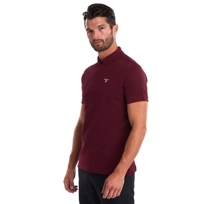 Tartan Pique Polo Shirt Surfspray Men Barbour Polo Shirts