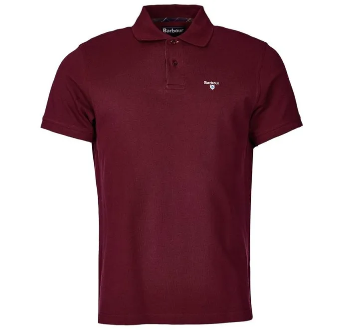 Tartan Pique Polo Shirt Surfspray Men Barbour Polo Shirts