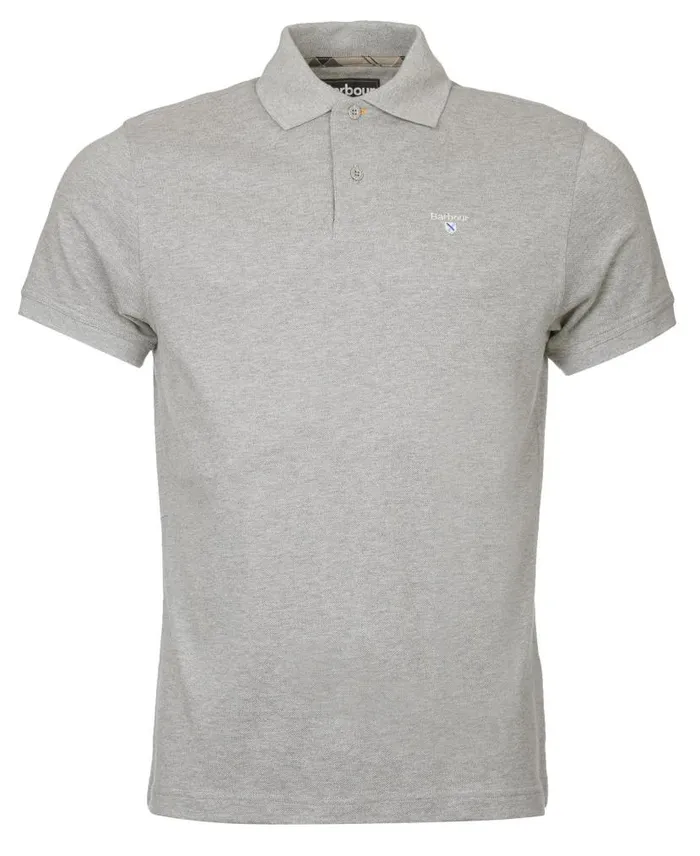 Tartan Pique Polo Shirt Whitegreystone Men Barbour Polo Shirts