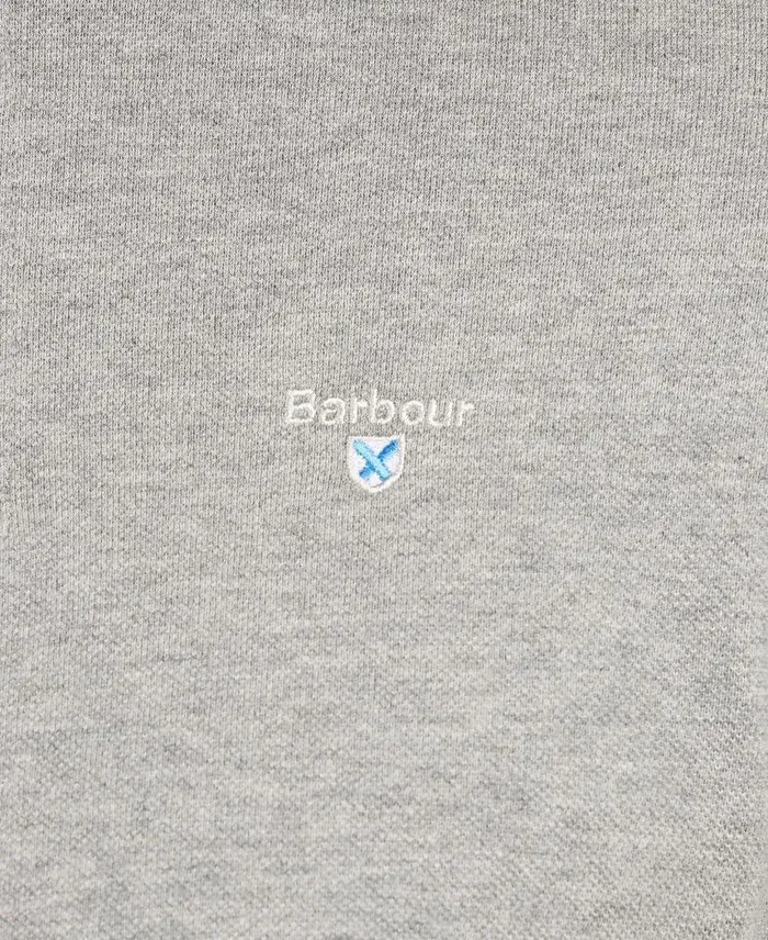 Tartan Pique Polo Shirt Whitegreystone Men Barbour Polo Shirts