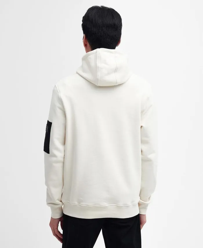Tempo Hoodie Dove Grey Men Barbour Hoodies and Sweatshirts