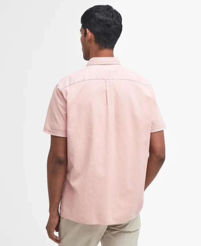 Terra Dye Regular ShortSleeved Shirt Sky Men Barbour Shirts
