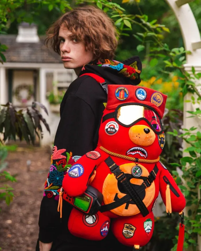 THE GLOBAL EXPEDITION MONEYBEAR TEDDYBEAR BACKPACK Bags SPRAYGROUND
