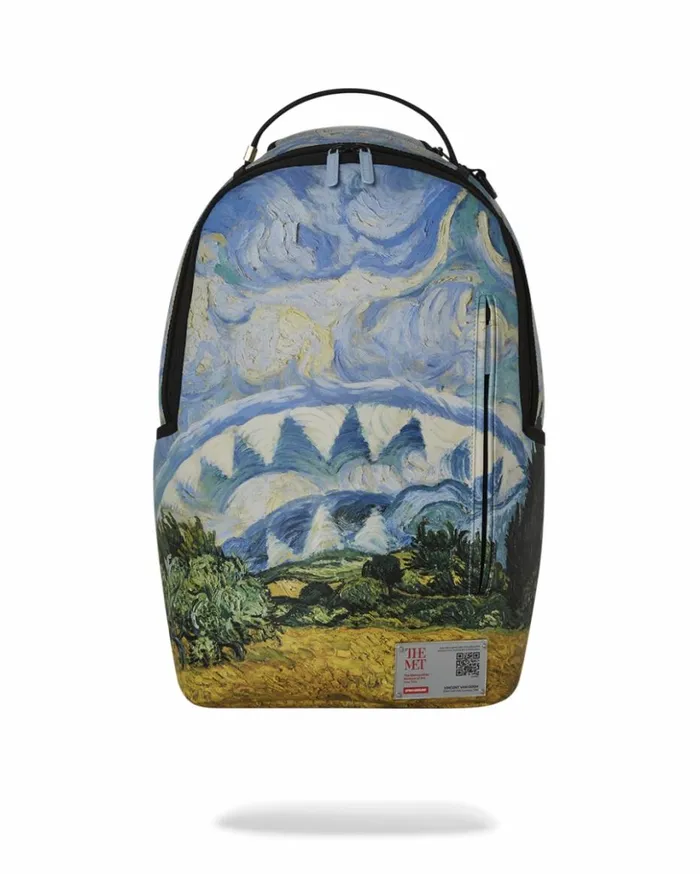 THE MET VAN GOGH WHEAT FIELD WITH CYPRESSES BACKPACK Bags SPRAYGROUND