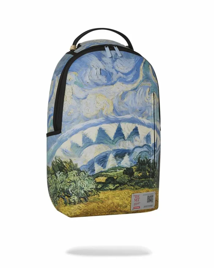THE MET VAN GOGH WHEAT FIELD WITH CYPRESSES BACKPACK Bags SPRAYGROUND