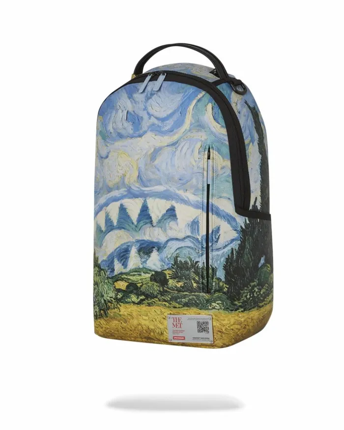 THE MET VAN GOGH WHEAT FIELD WITH CYPRESSES BACKPACK Bags SPRAYGROUND