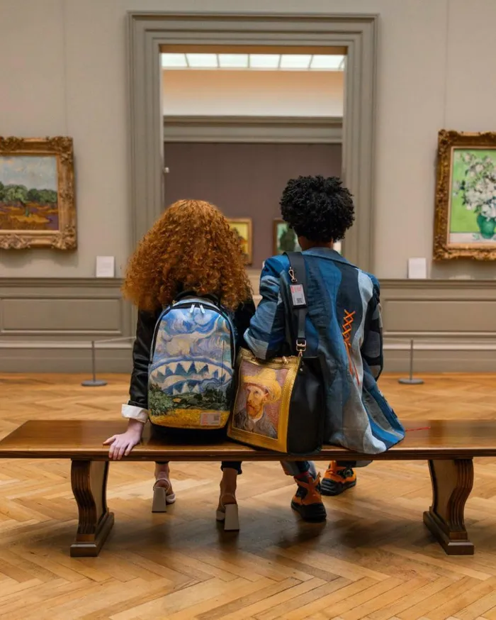 THE MET VAN GOGH WHEAT FIELD WITH CYPRESSES BACKPACK Bags SPRAYGROUND