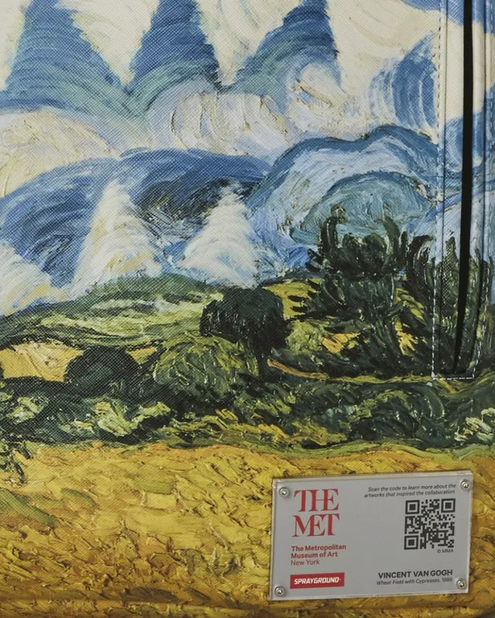 THE MET VAN GOGH WHEAT FIELD WITH CYPRESSES BACKPACK Bags SPRAYGROUND