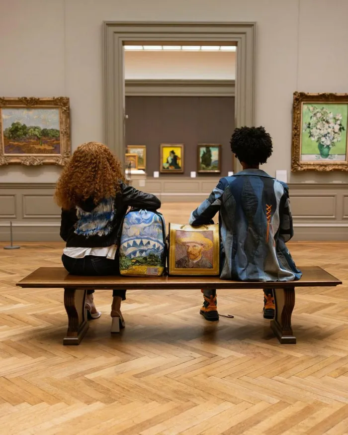 THE MET VAN GOGH WHEAT FIELD WITH CYPRESSES BACKPACK Bags SPRAYGROUND