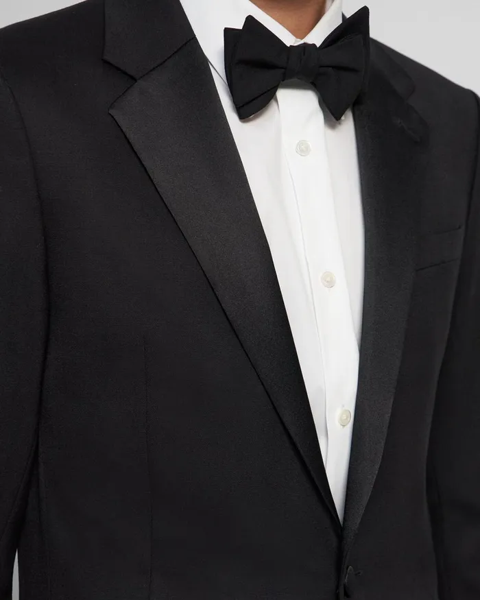 Theory Blazers Jackets Chambers Tuxedo Blazer In Stretch Wool Black 8211 Men