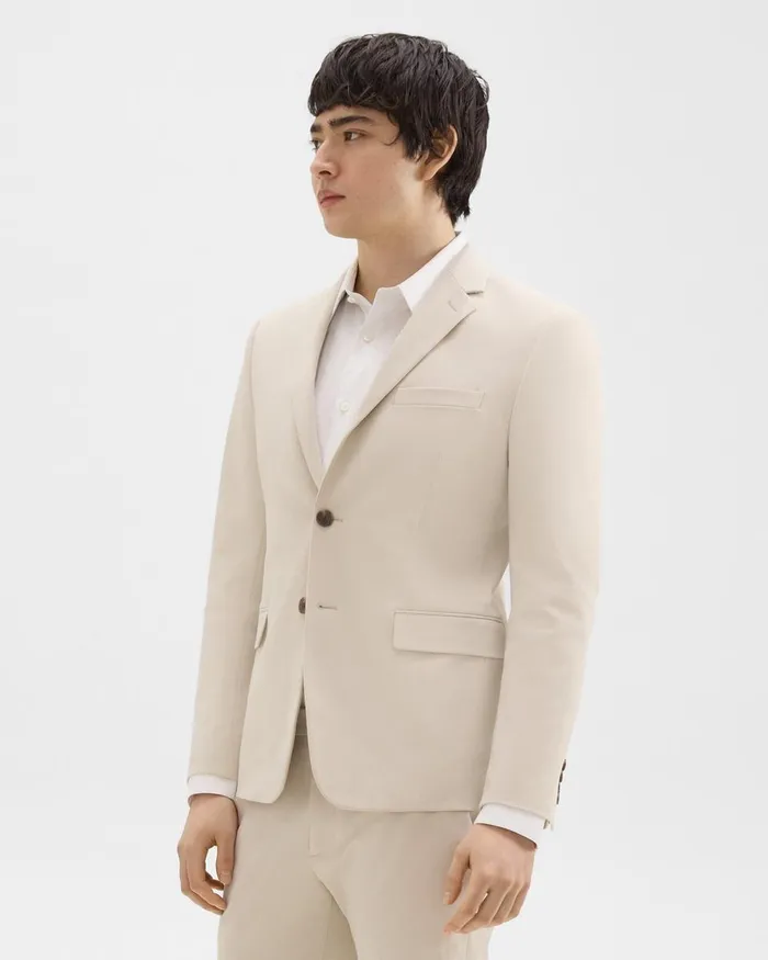 Theory Blazers Jackets Morton Blazer In Stretch Cotton New Sand 8211 Men