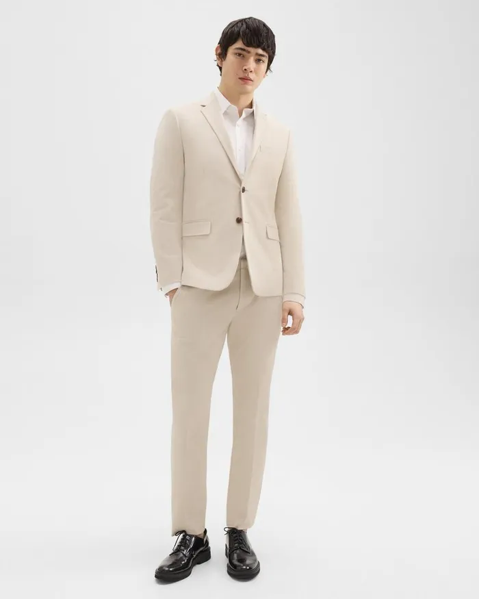 Theory Blazers Jackets Morton Blazer In Stretch Cotton New Sand 8211 Men