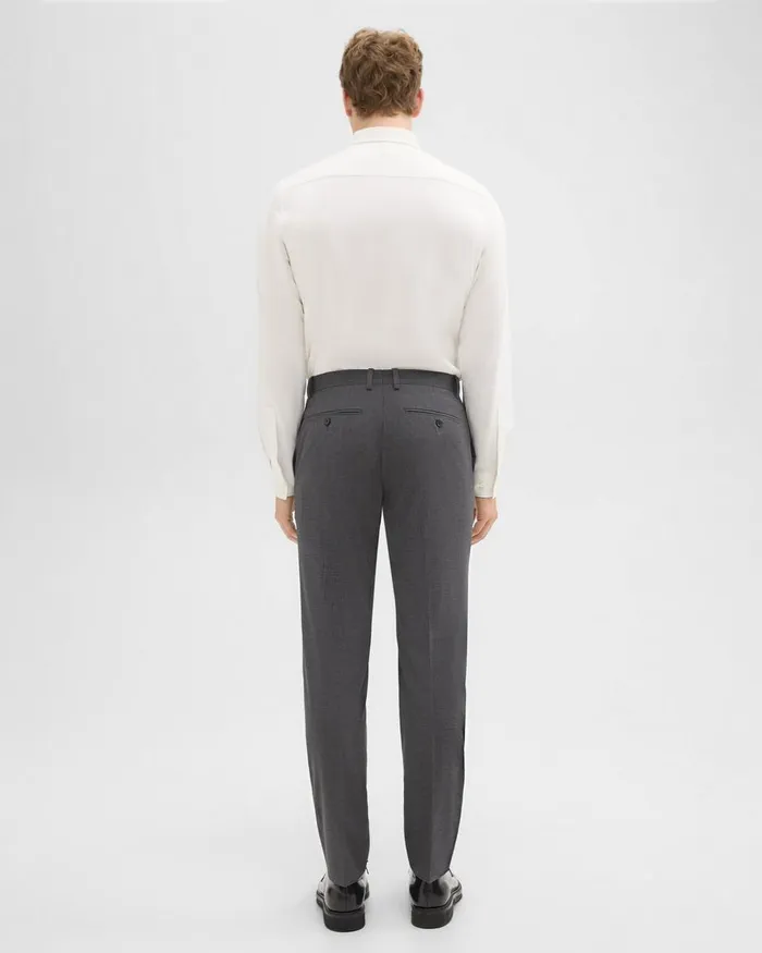 Theory Pants Mayer Pant In Stretch Wool Medium Charcoal 8211 Men