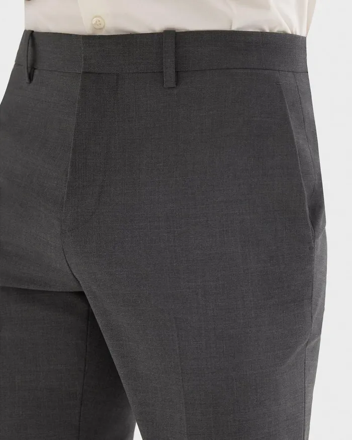 Theory Pants Mayer Pant In Stretch Wool Medium Charcoal 8211 Men