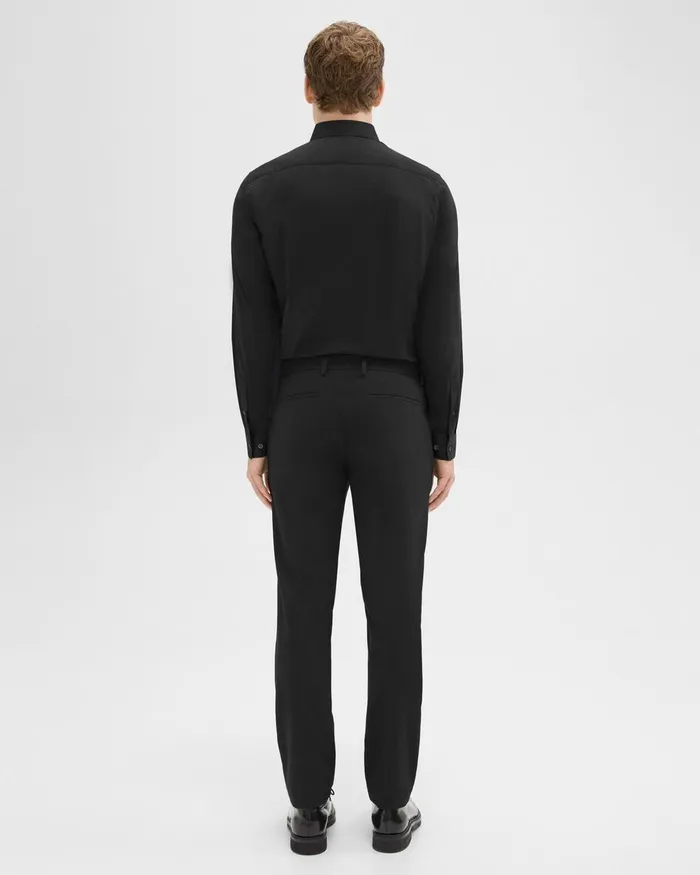 Theory Pants Zaine Pant In Precision Ponte Black 8211 Men