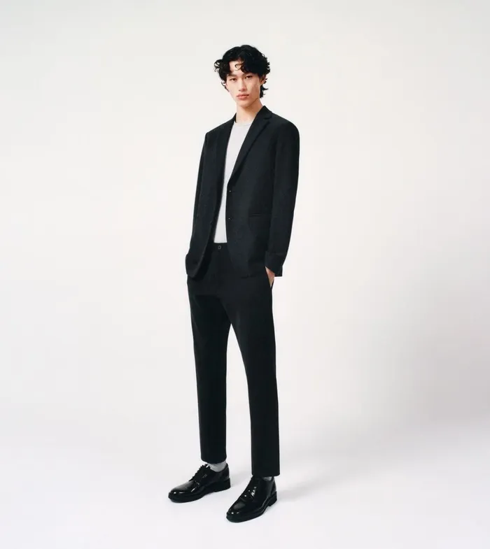 Theory Pants Zaine Pant In Precision Ponte Black 8211 Men
